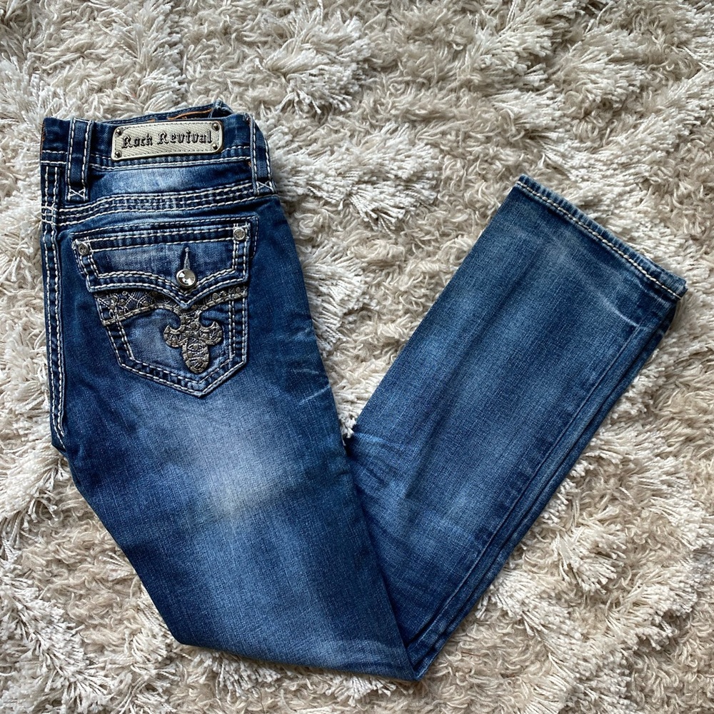 Rock Revival Berry Straight Jeans - Size 28